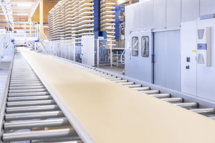 Laufband XPS bei Produktion